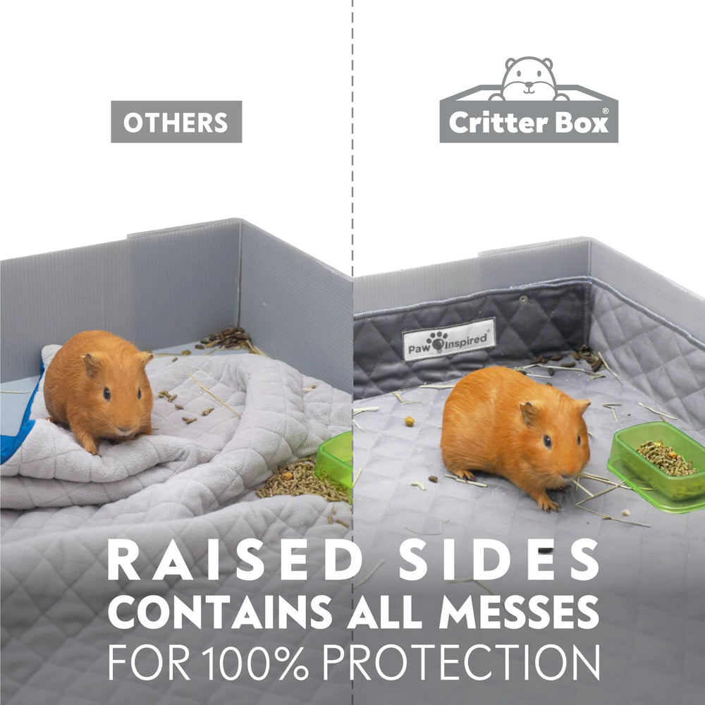 Paw Inspired Critter Box fits 2x5 C&C cages for a snug habitat.