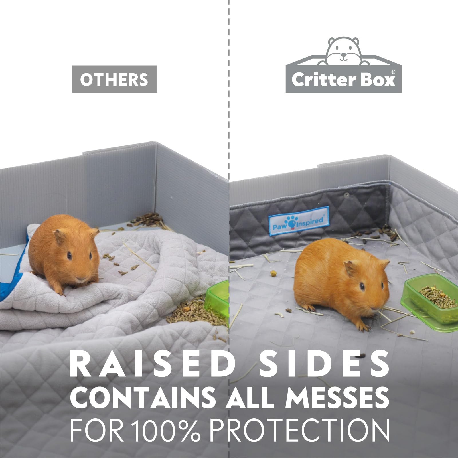 Paw Inspired Critter Box Midwest size 24x47 fits small animal cages.