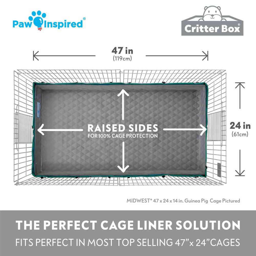 Paw Inspired Critter Box Super Absorbent Moisture Wicking dries surfaces faster.