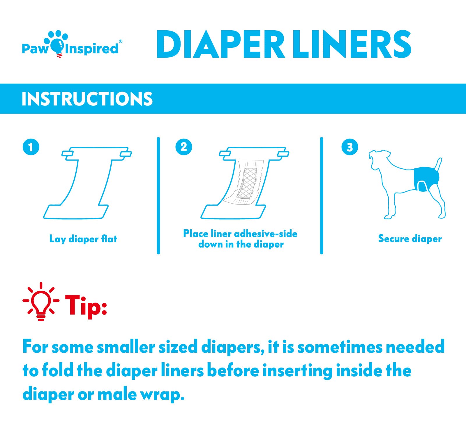 Paw Inspired dog diaper liners DrySpeed technology gel-form closeup indicates instant gel formation.