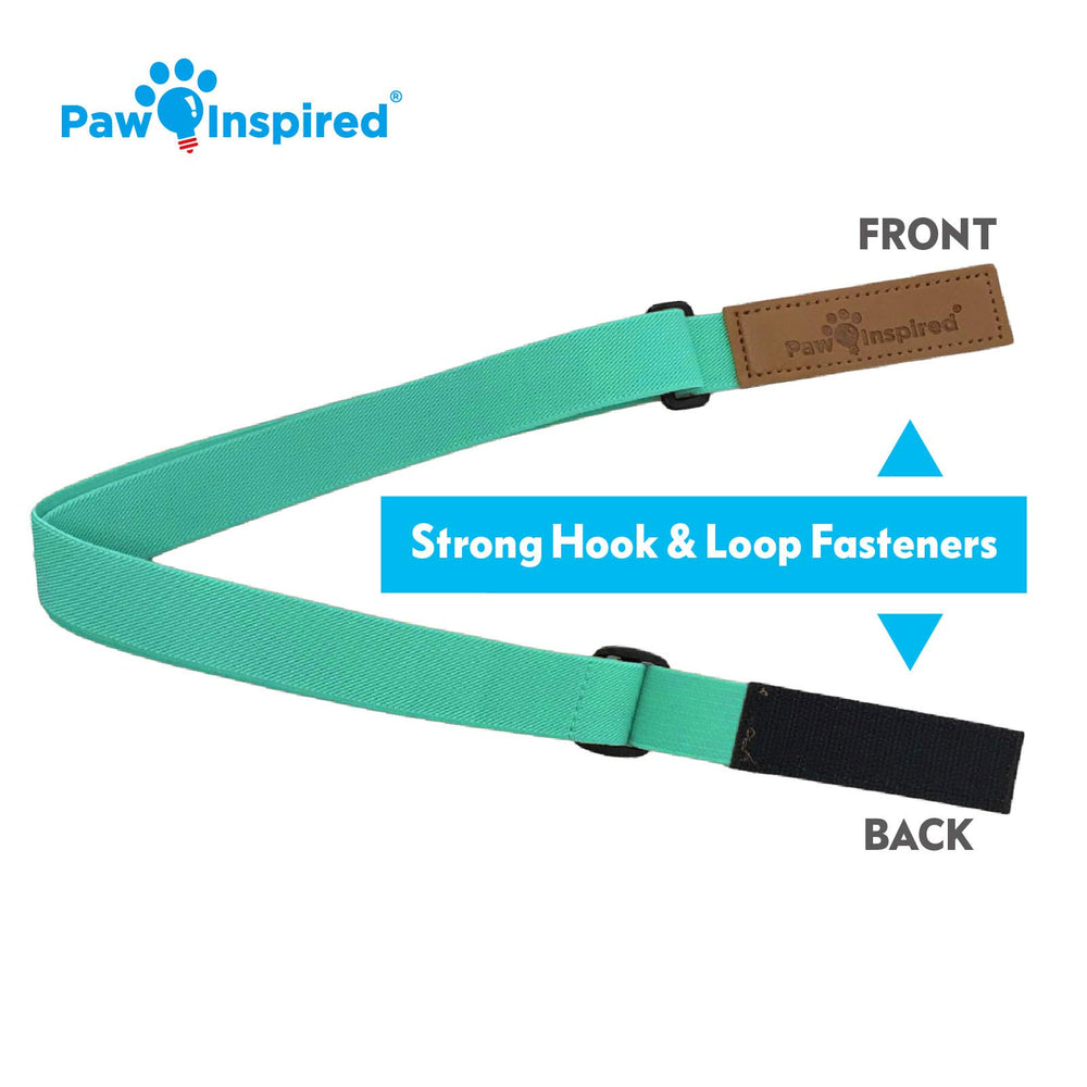 Paw Inspired diaper suspenders male wrap compatibility keep belly bands in place.