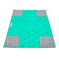 Paw Inspired PopCorner cage liner with waterproof bottom in green for dry, clean guinea pig habitat