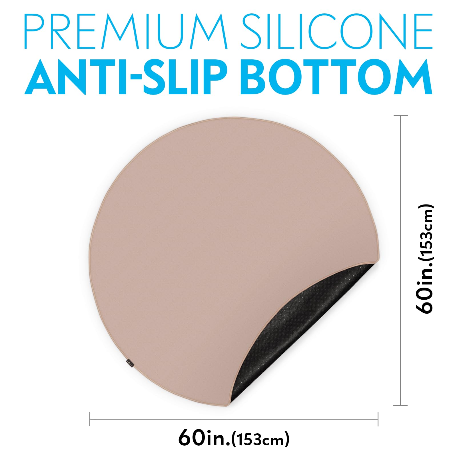 Paw Inspired round pee pad in a playpen setup for protection