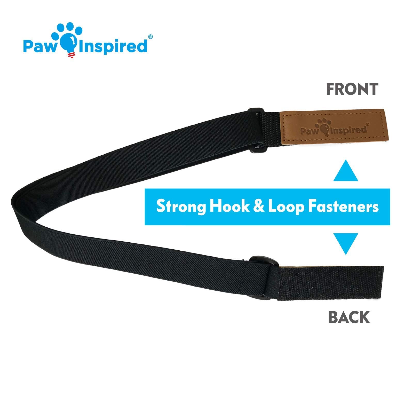 Paw Inspired small-dog diaper setup shows stay-on capability during walks