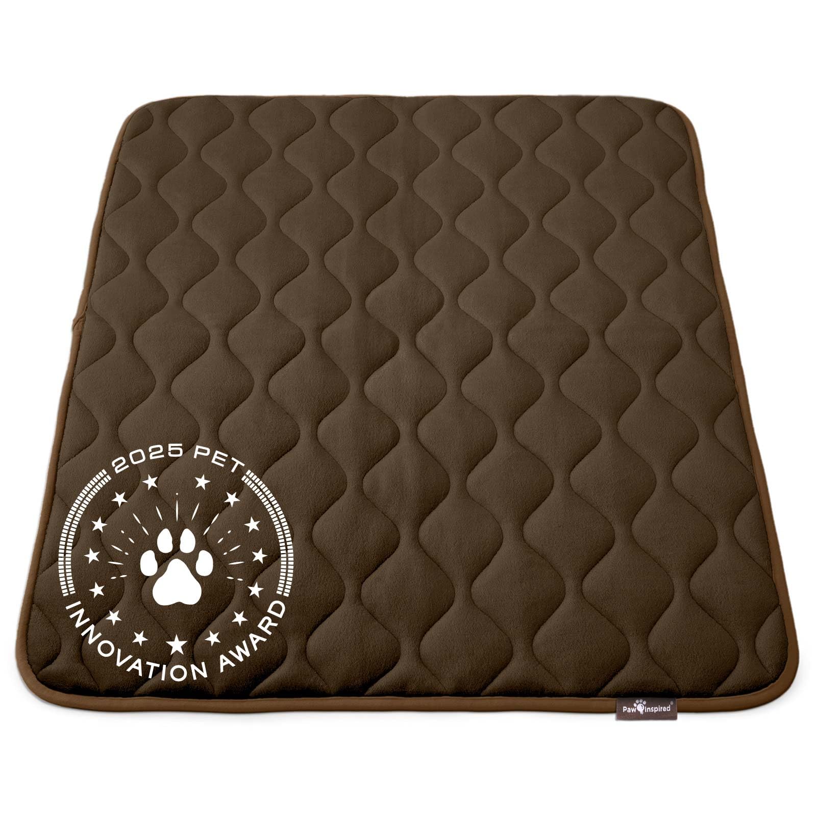 Paw Inspired crate mat with soft plush top for cozy dog naps