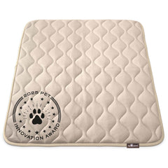 Paw Inspired washables padded crate mat velvet top provides cozy, plush comfort