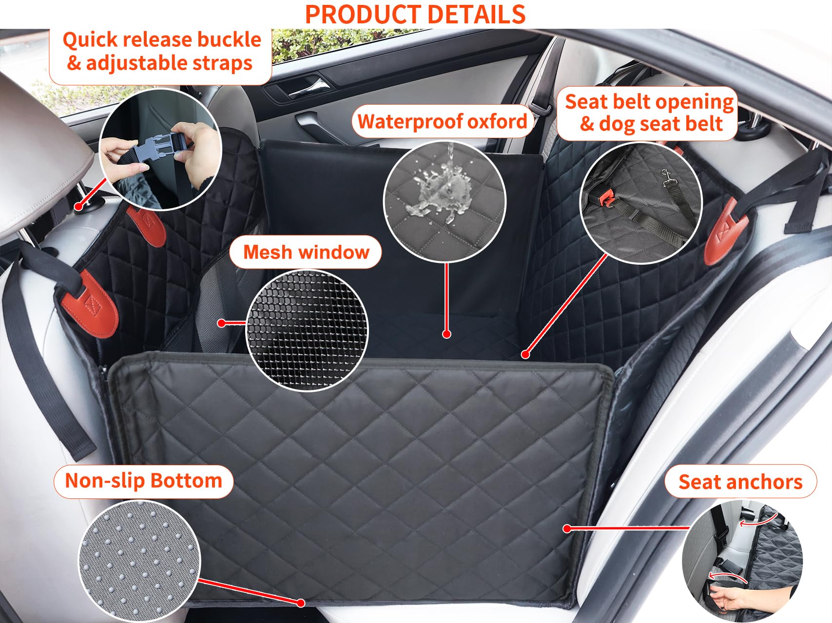 Paw Jamboree hard bottom extender keeps large dogs stable and comfortable during rides