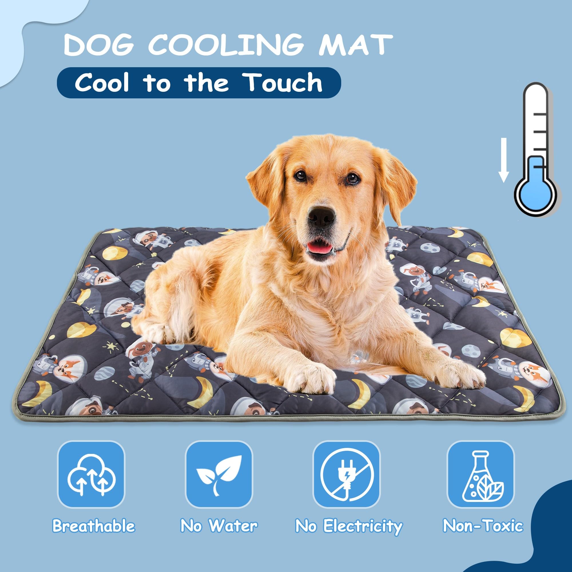 Paw Legend cooling mat kennel use shows versatile placement for pets
