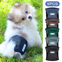 Paw Legend washable diaper with super absorbent pads helps contain spills indoors.