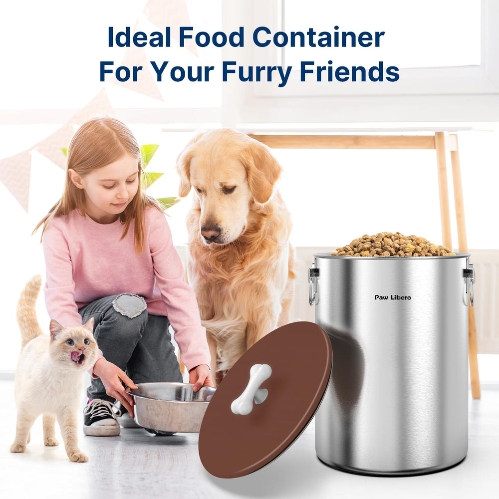 Paw Libero bulk storage suitable for dog and cat food.