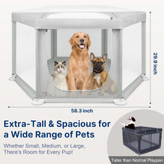 Paw Libero extra-tall 29-9-in-height photo demonstrates secure containment