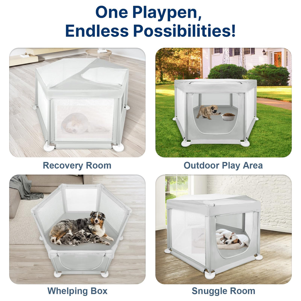 Paw Libero multi-purpose use-case showing whelping or private resting space