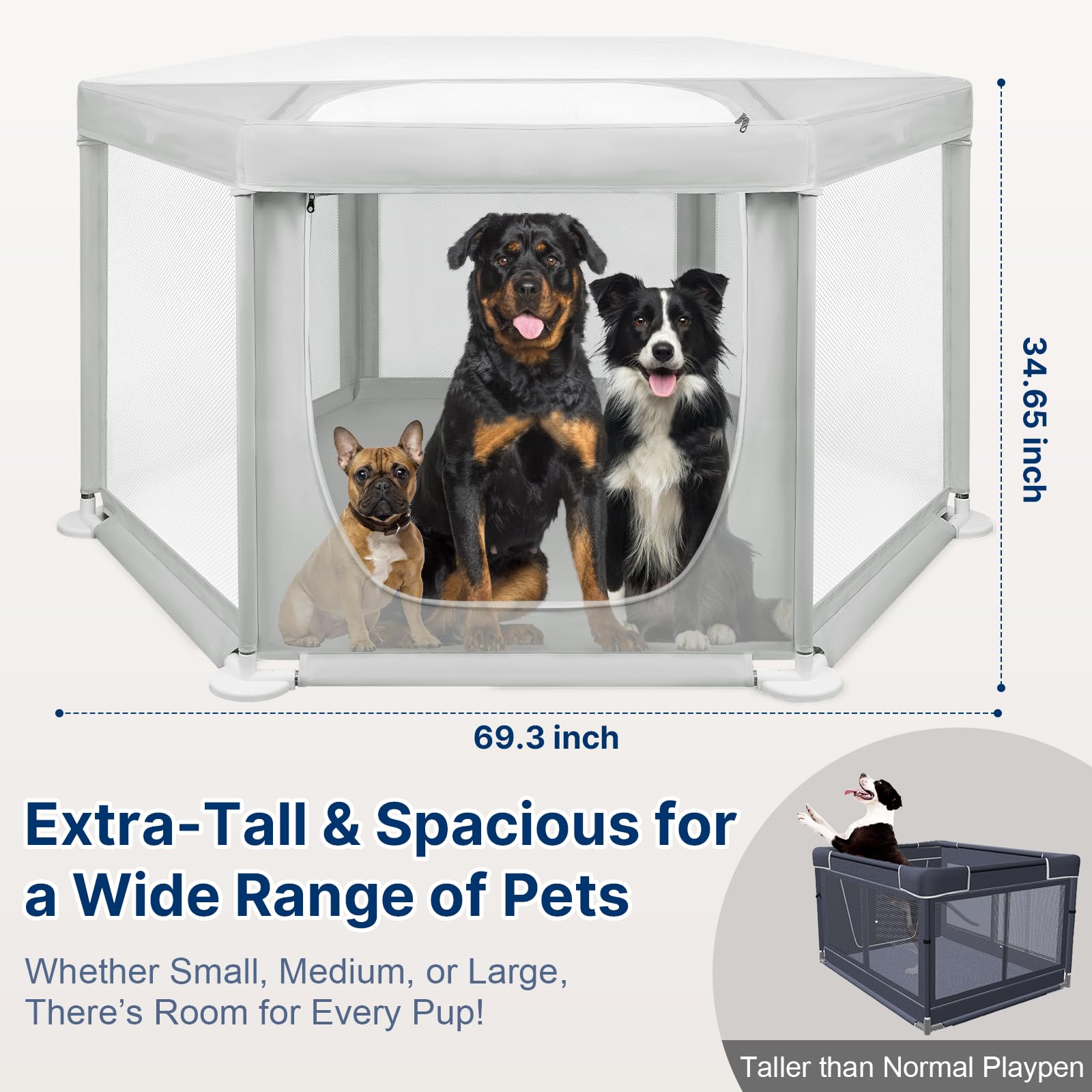 Paw Libero durable Oxford fabric and reinforced panels for comfort