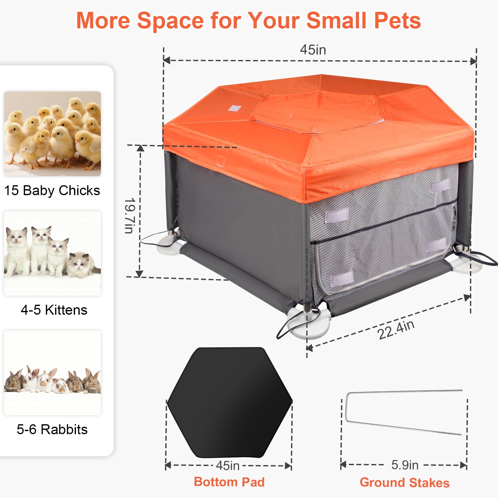 Paw Libero multi-pet playpen suitable for chicks, kittens, rabbits and more
