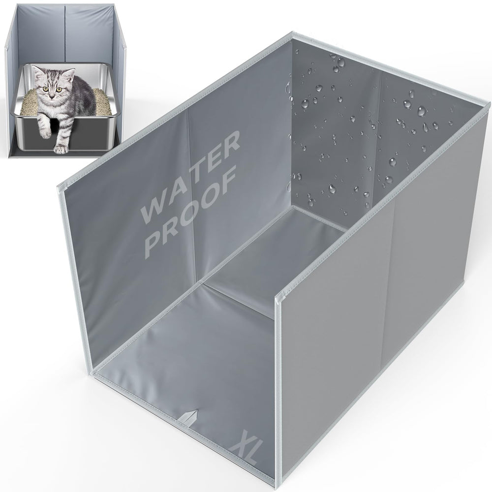 Paw Libero open-top litter box enclosure with spacious access for easy cleaning.