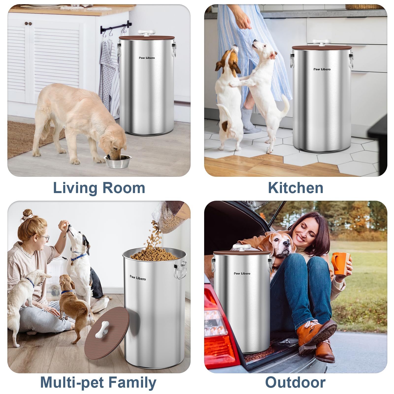 Paw Libero pantry-organization keeps kitchen tidy and accessible.