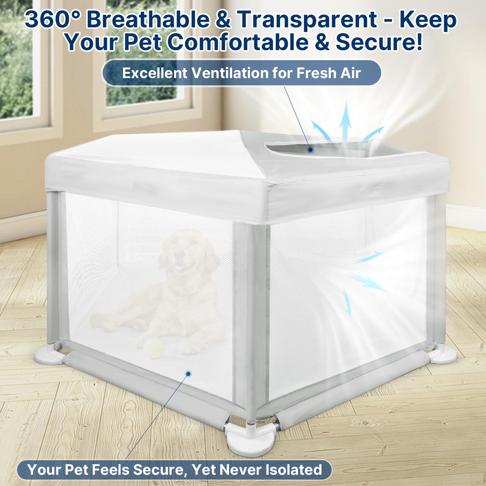 Paw Libero secure locking zippers enhance containment