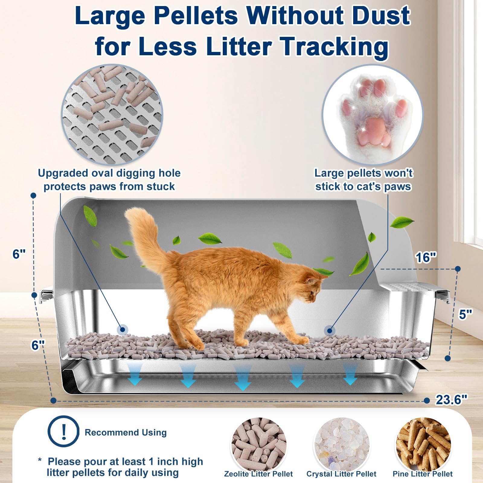Paw Libero XL large cat friendly space supports big breeds for comfortable use