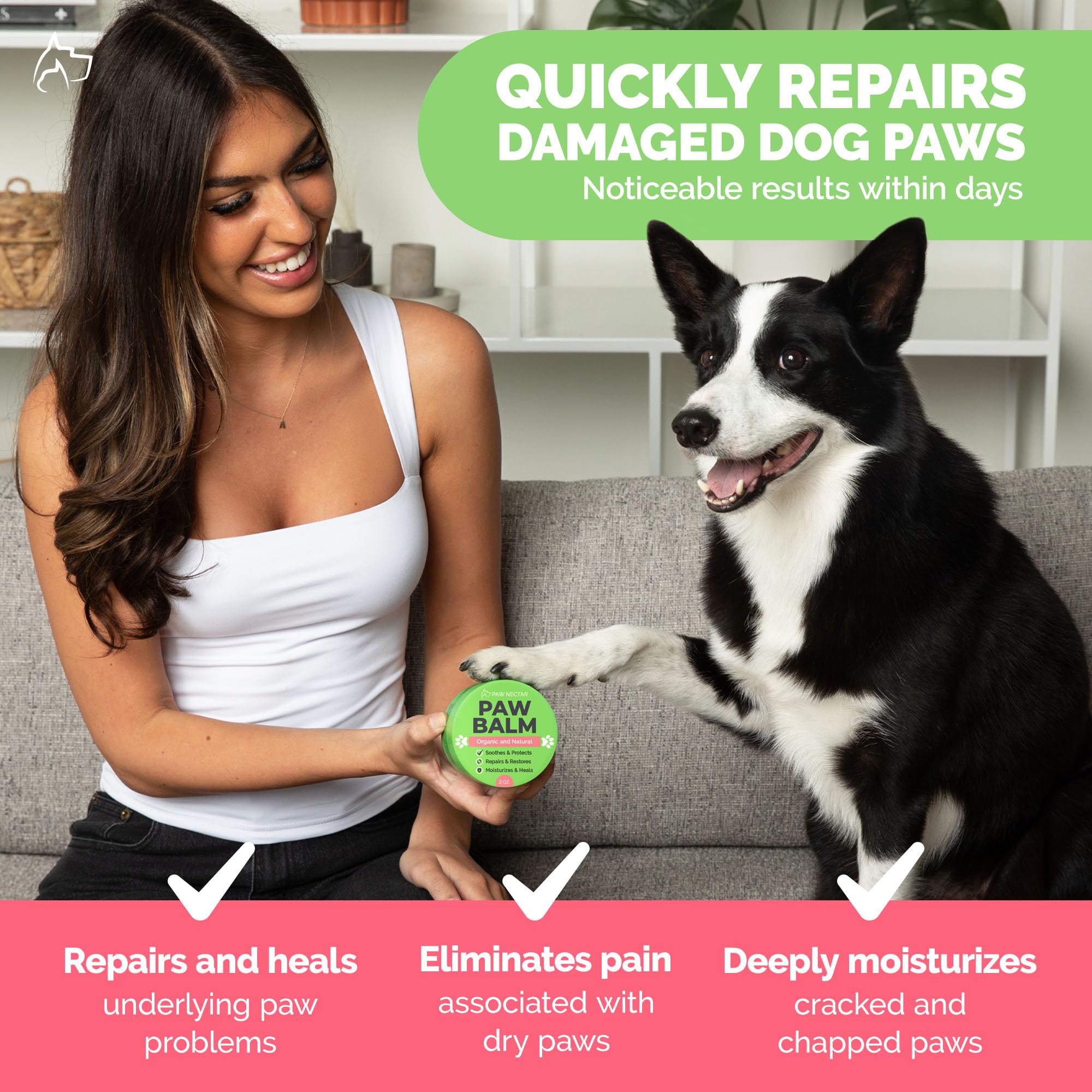 Paw Nectar ready to use tub signals quick gentle relief during outdoor adventures.