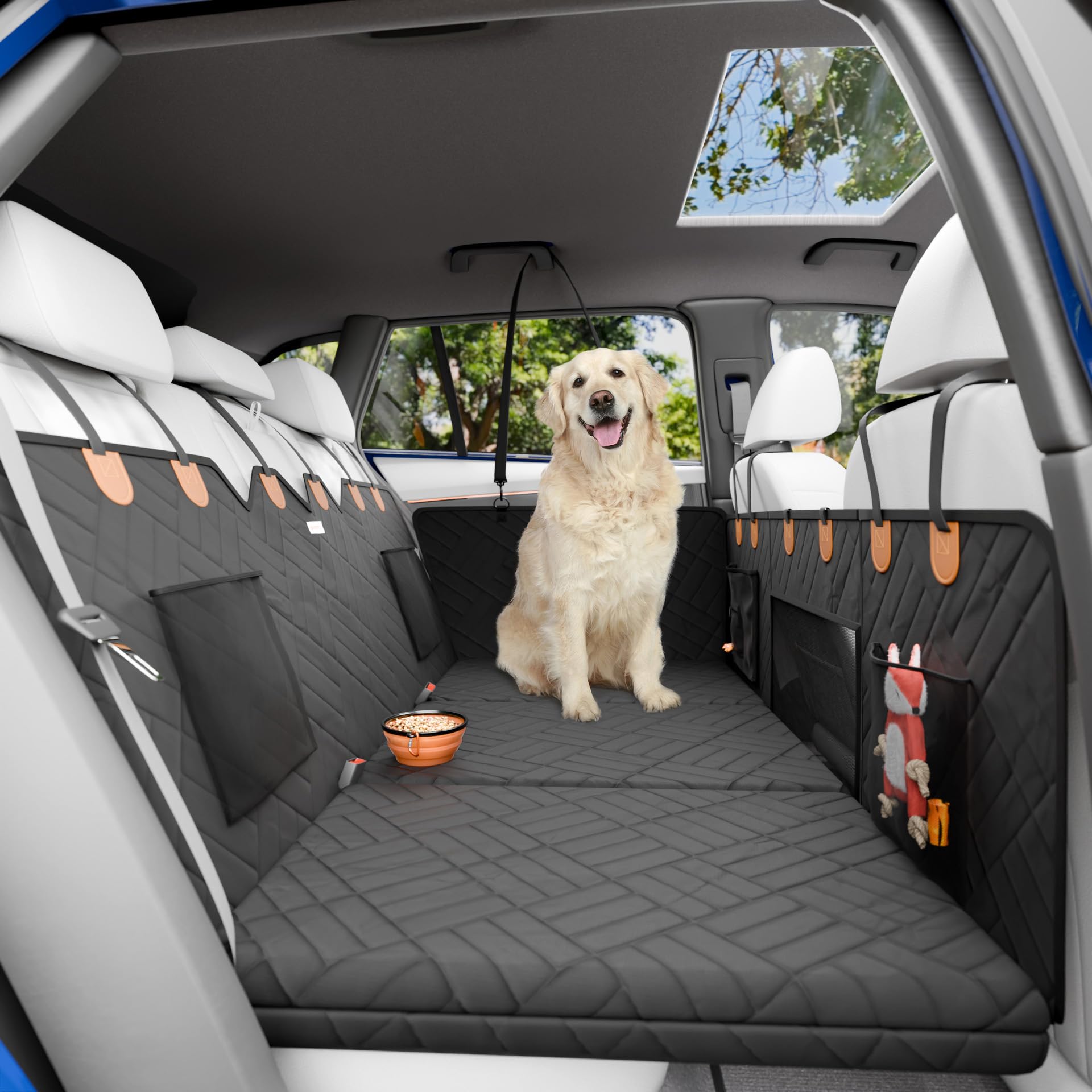 Paw Rider portable water bowl and carrying bag support travel convenience