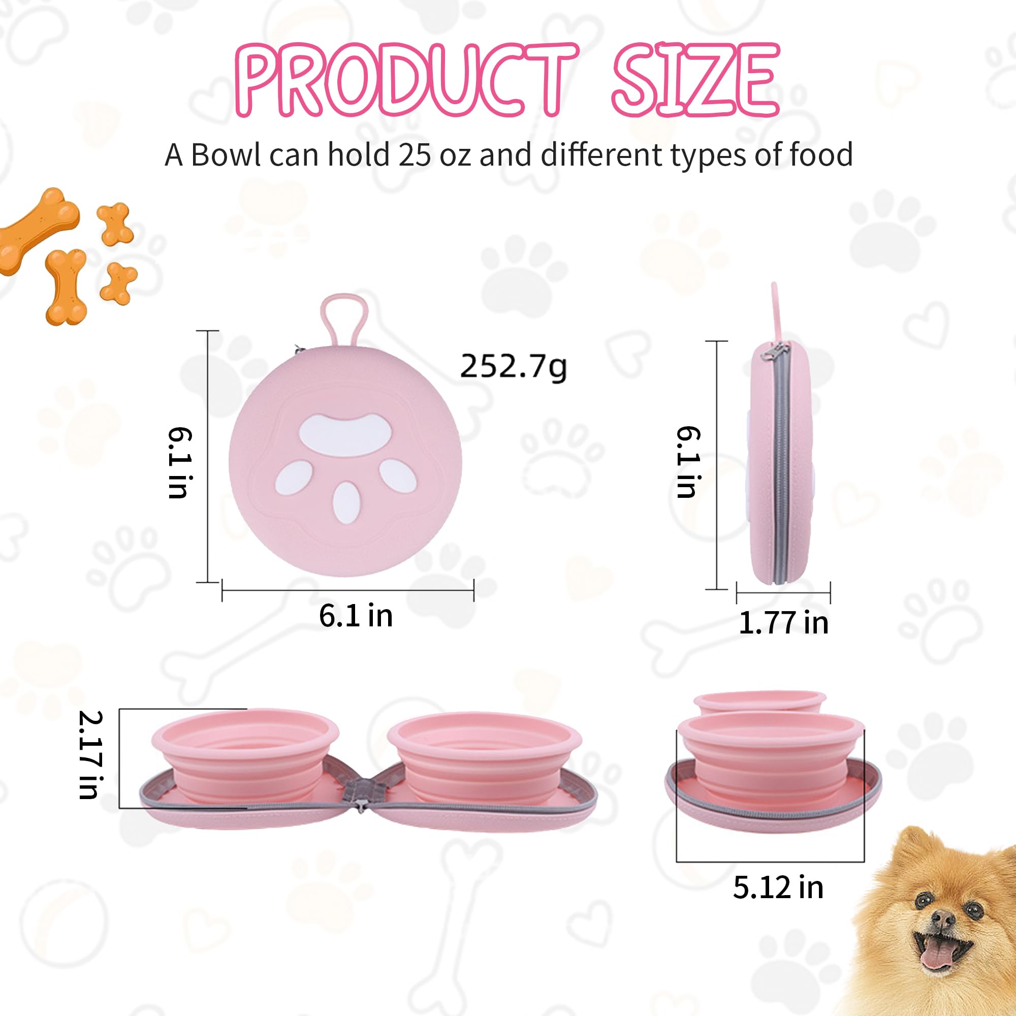 PawSailor diseño a prueba de fugas mantiene agua limpia y comida fresca.
