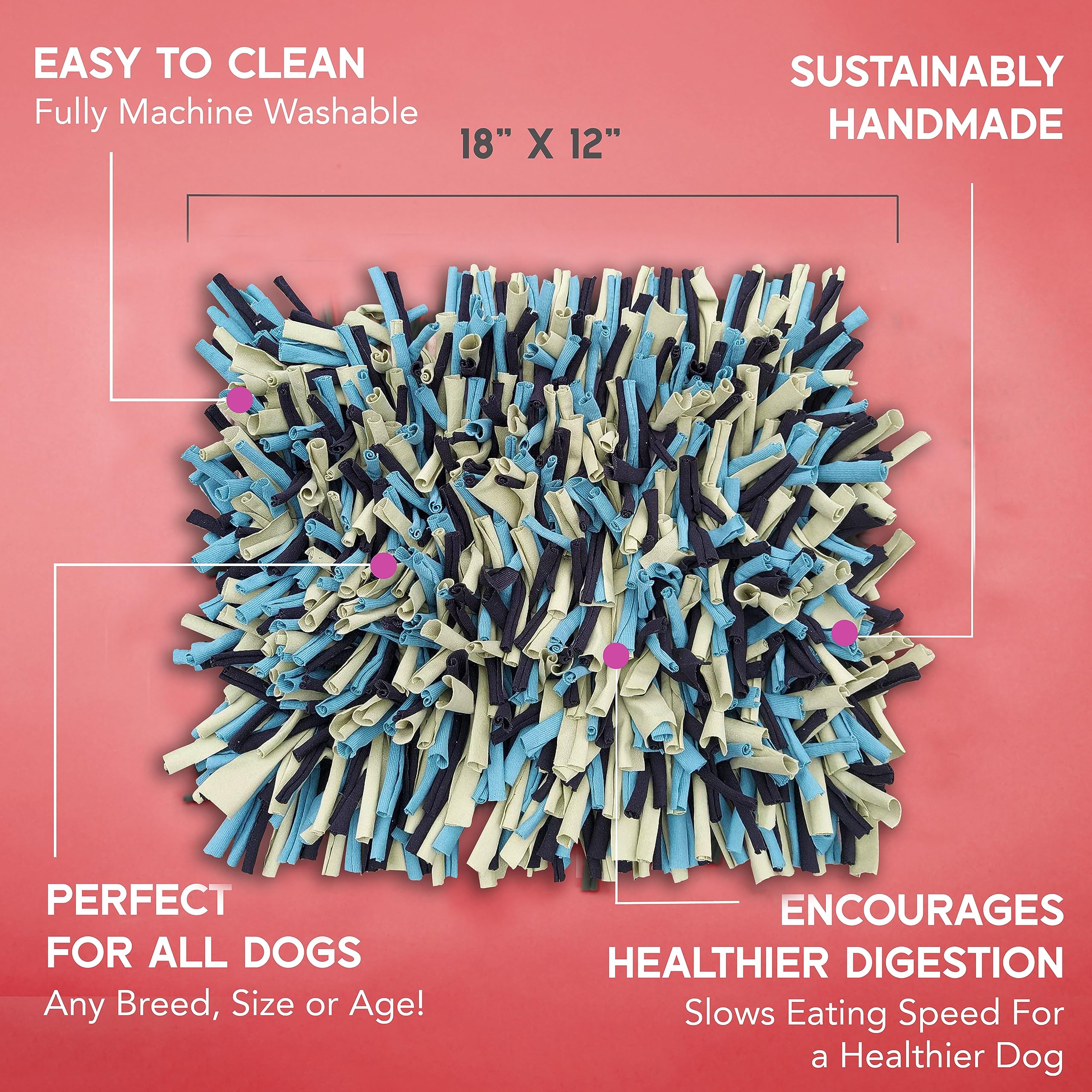 PAW5 snuffle-mat easy-clean felt makes maintenance quick after meals.