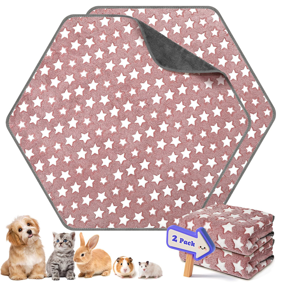 Pawaboo 2-pack 43in playpen pad pack shot highlights cozy, washable comfort for small pets.
