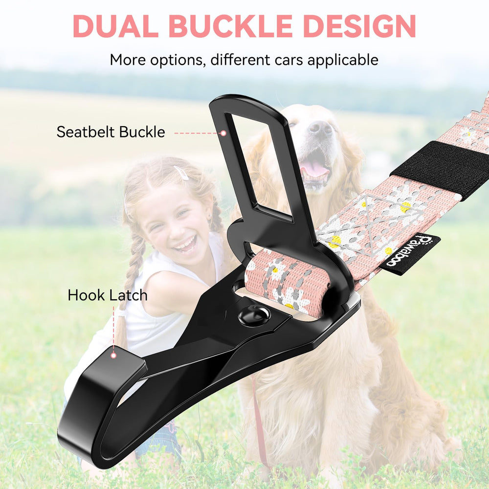 Pawaboo 360° lockable buckle secures the leash and prevents release