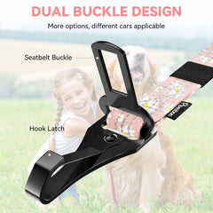 Pawaboo 360° lockable buckle secures the leash and prevents release