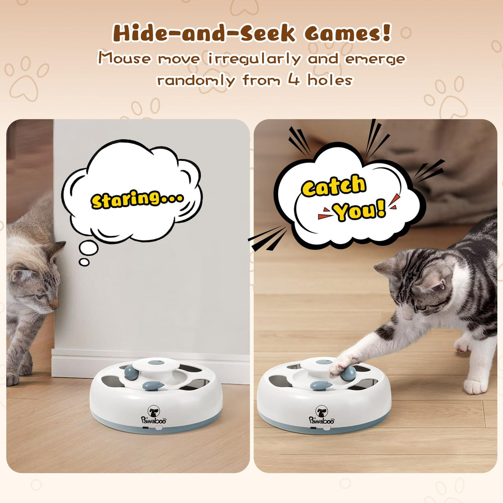 Pawaboo 3-in-1 toy: durable PP material shell protects paws during play