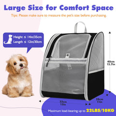 Pawaboo cat carrier backpack side view showing ventilation and secure fit.