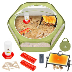Pawaboo chick brooder box assembly for easy at-home chick care setup
