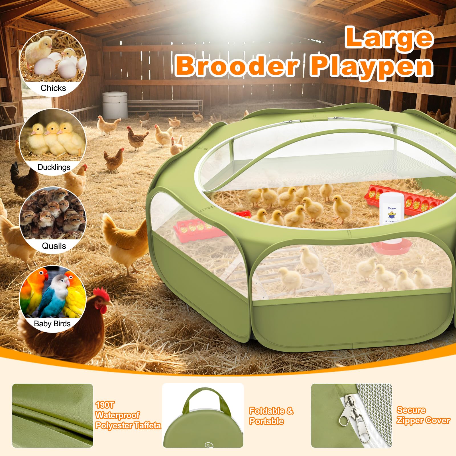 Pawaboo chick brooder heating plate with remote control enables precise temperature control