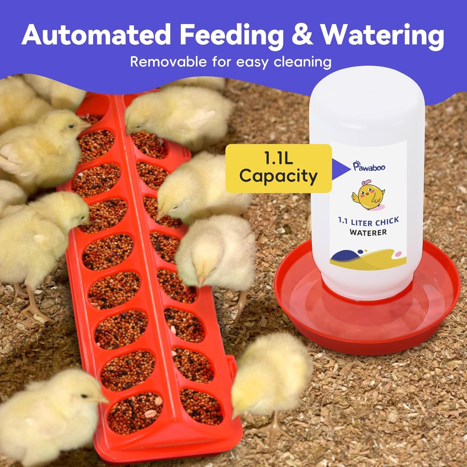 Pawaboo chick perch supports multiple chicks to rest and play safely.