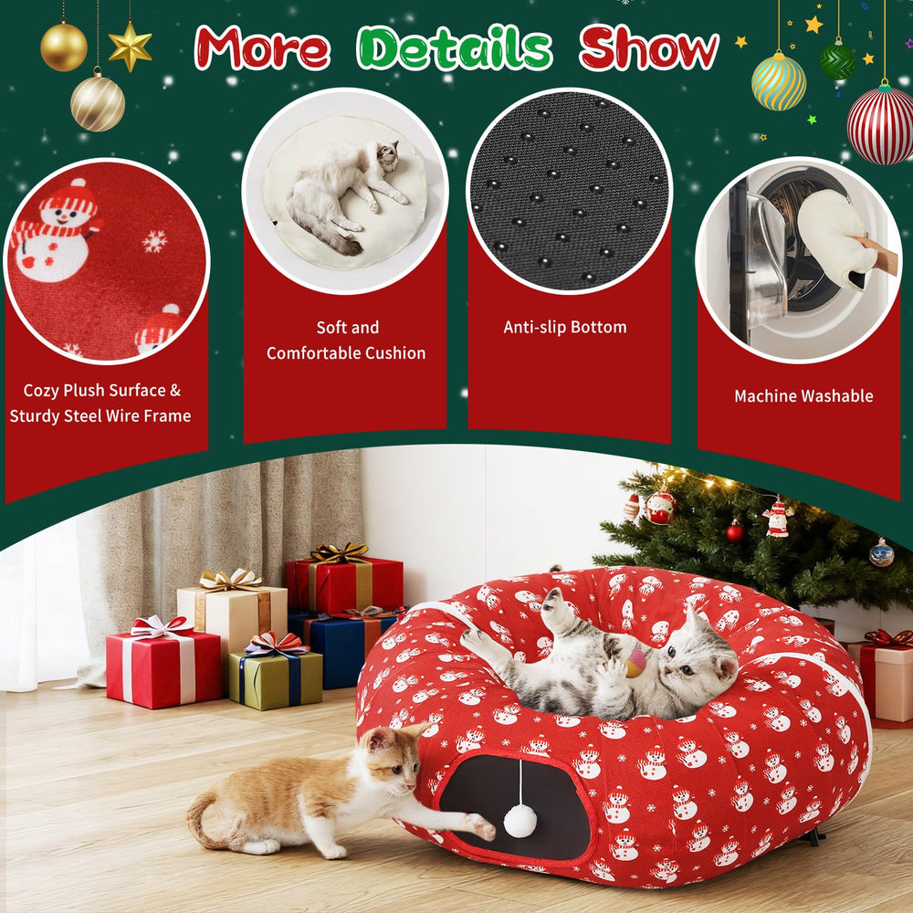 Pawaboo tunnel folded flat for easy storage.