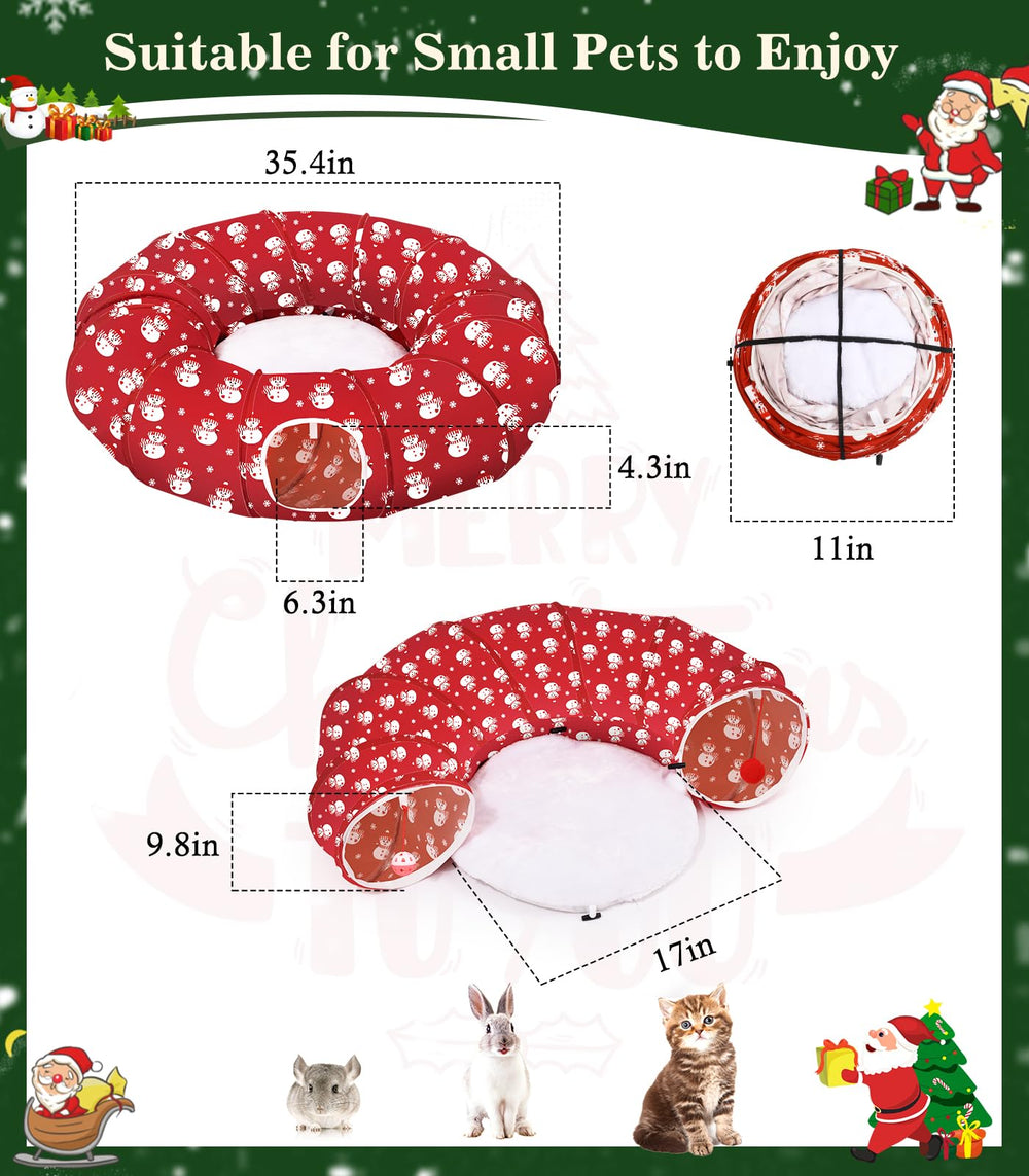 Pawaboo circle tunnel mat interior provides a comfy resting spot after exploration.
