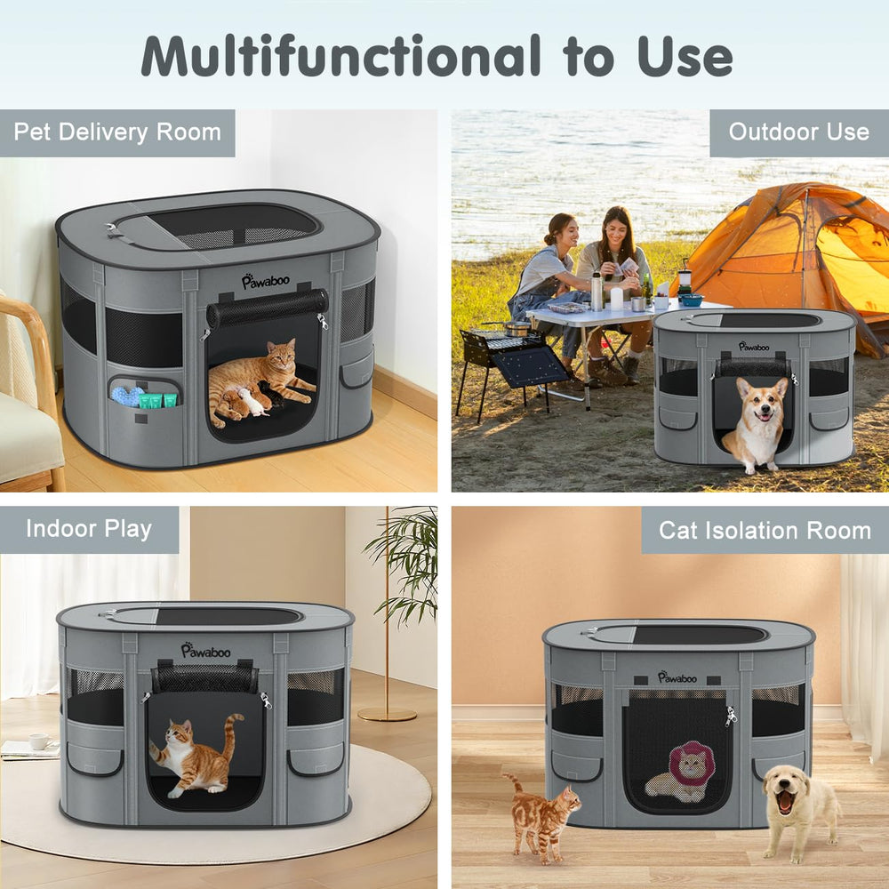 Pawaboo multipurpose playpen doubles as maternity ward or kennel