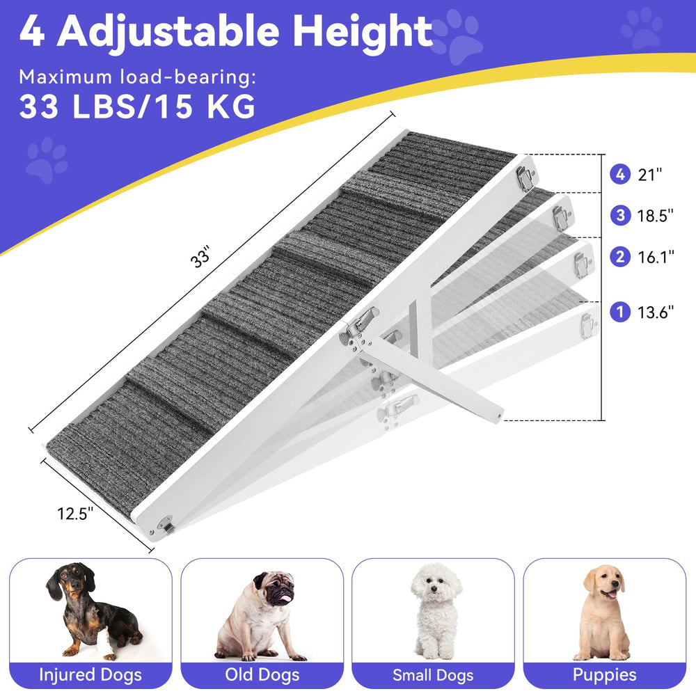 Pawaboo dog ramp anti-slip pads providing secure footing