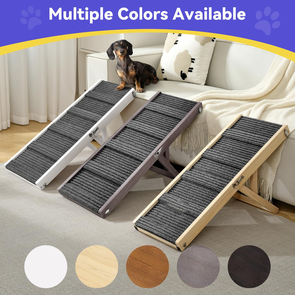 Pawaboo dog ramp portable side handles for easy carrying