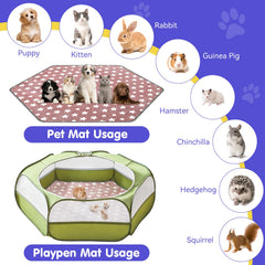 Pawaboo double-sided washability shot shows easy cleaning and reuse for busy homes.