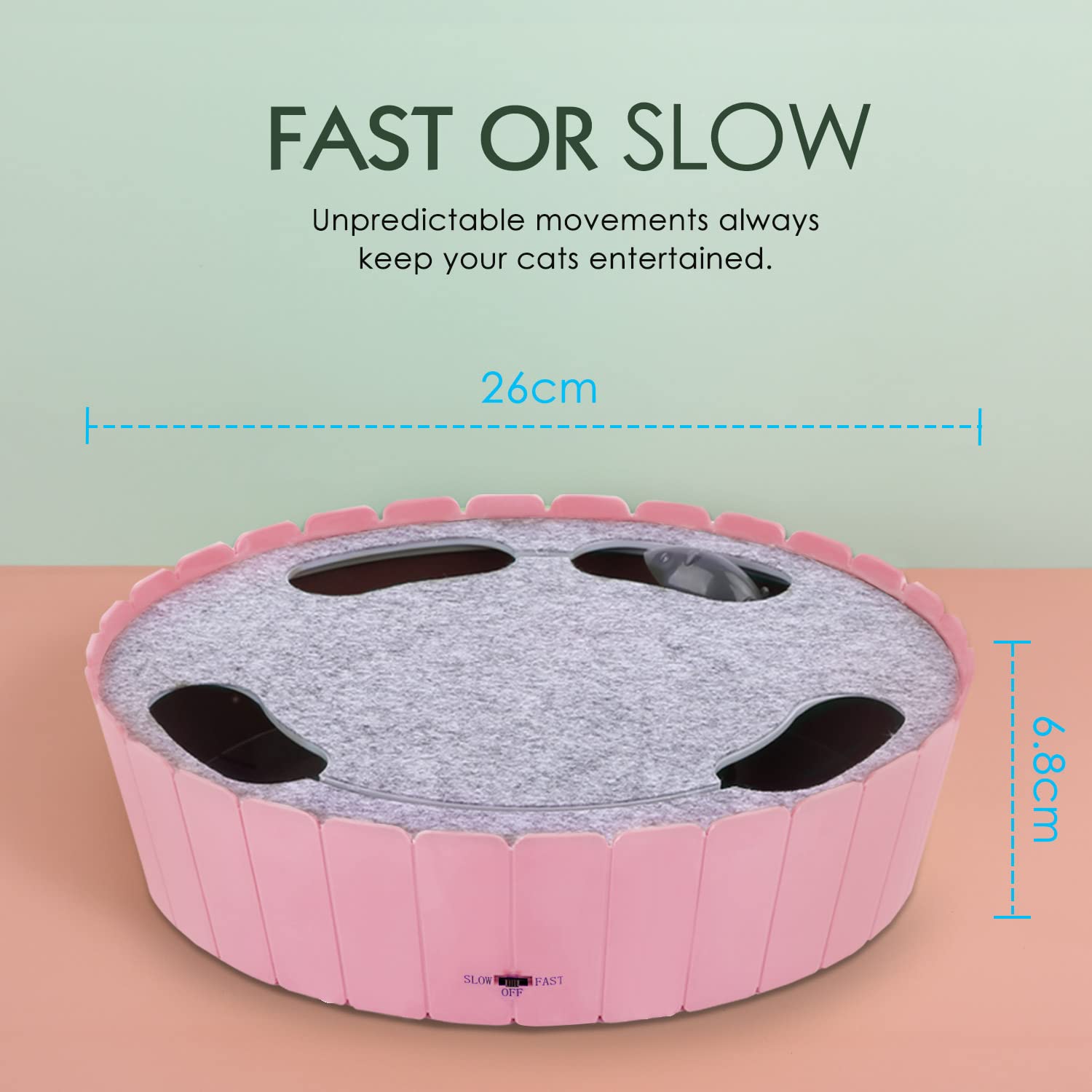 Pawaboo fast-slow modes emphasize adjustable pacing for different play styles and energy levels.