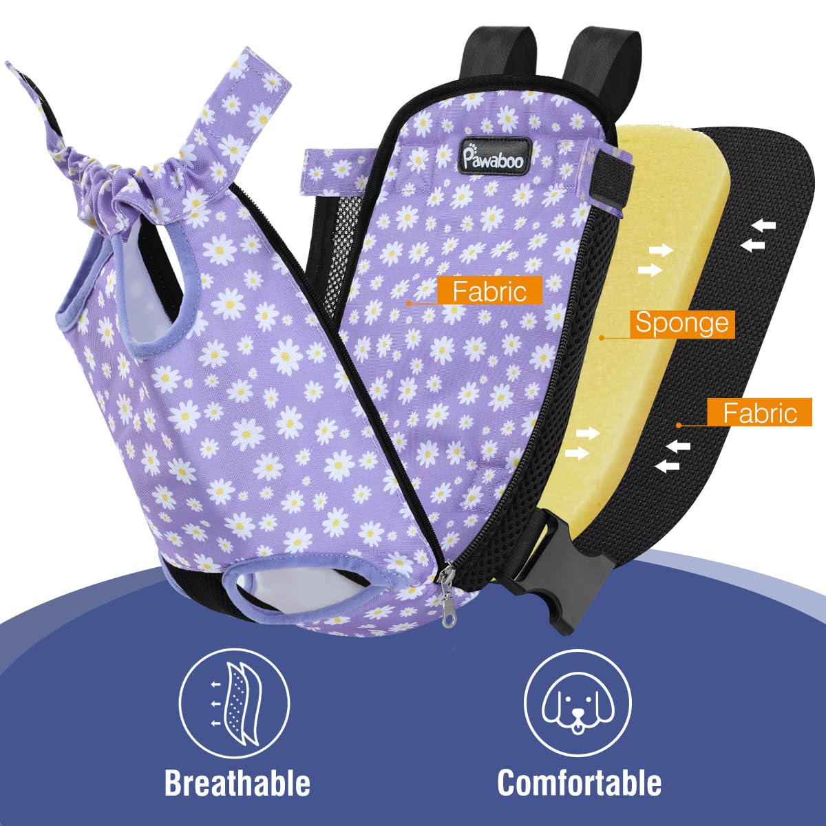 Pawaboo Mochila Portadora para Viajes, ideal para caminatas y paseos con tu mascota