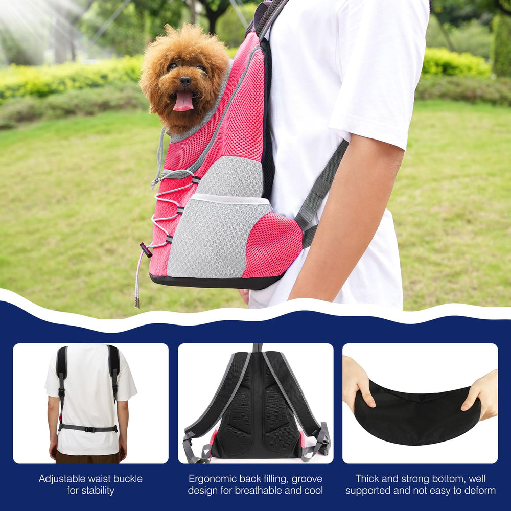 Pawaboo neck hole design lets pets peek while staying secure