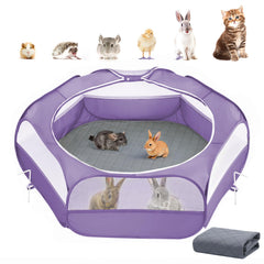 Pawaboo Playpen folded-compact for easy transport with small pets