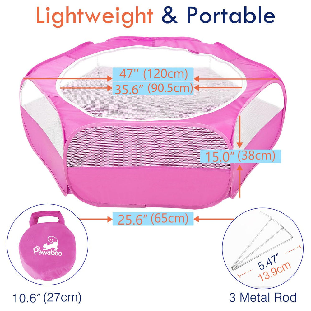 Pawaboo playpen portable-setup enables fast setup anywhere