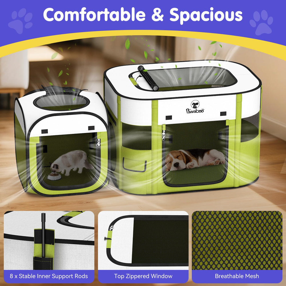 Pawaboo premium 600D Oxford fabric provides durable, scratch-resistant construction.