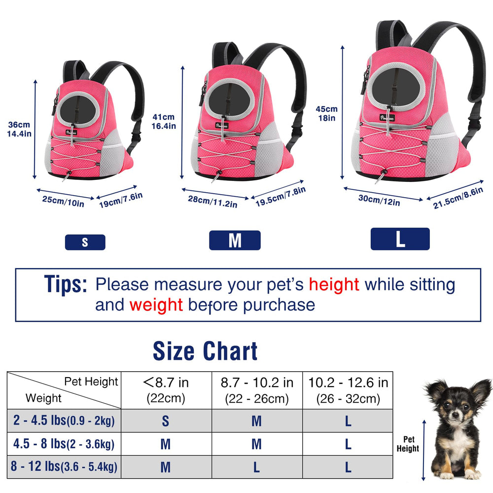 Pawaboo puppy carrier interior view shows neck hole design for comfortable head stretch