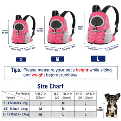 Pawaboo puppy carrier interior view shows neck hole design for comfortable head stretch