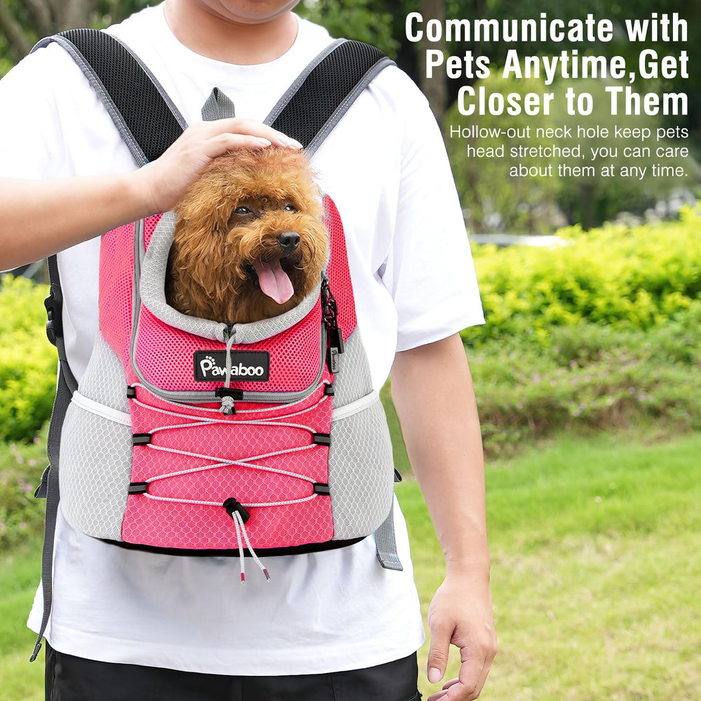 Pawaboo adjustable safety rope and front rope stabilize your pet inside the carrier
