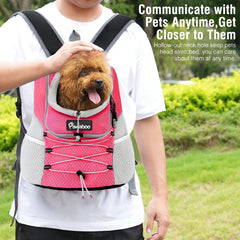 Pawaboo adjustable safety rope and front rope stabilize your pet inside the carrier